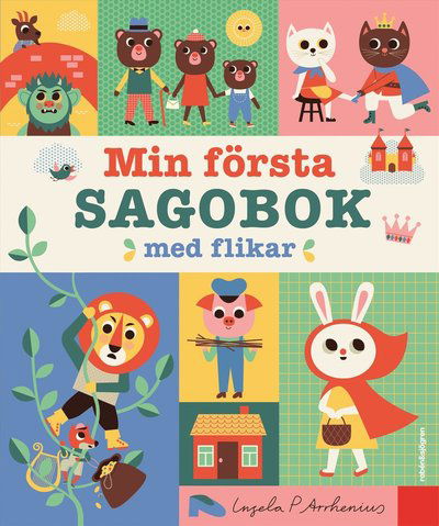 Cover for Antologi · Min första sagobok med flikar (Kartonbuch) (2024)