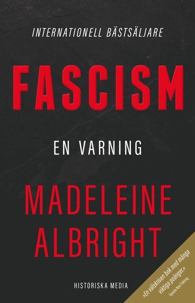 Cover for Madeleine Albright · Fascism : en varning (Book) (2020)