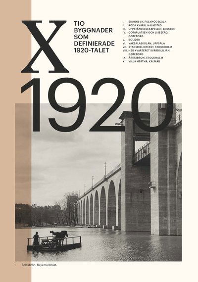 Cover for Tio byggnader som definierade 1920-talet (Bound Book) (2019)