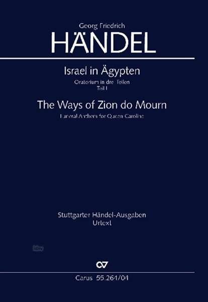 Cover for Handel · Israel in Egypt - Part I (Klavie (Bog)