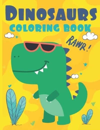Cover for Bl Ayoub · Dinosaur Coloring Book (Paperback Bog) (2020)