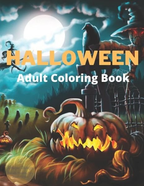 Cover for Rare Sketch · Halloween Adult Coloring Book (Paperback Book) (2020)