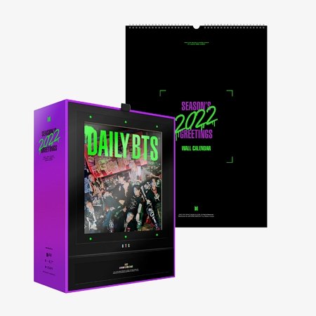 2022 SEASON'S GREETINGS & WALL CALENDAR - BUNDLE - BTS - Merchandise - Big Hit Entertainment - 9957226516208 - December 17, 2021