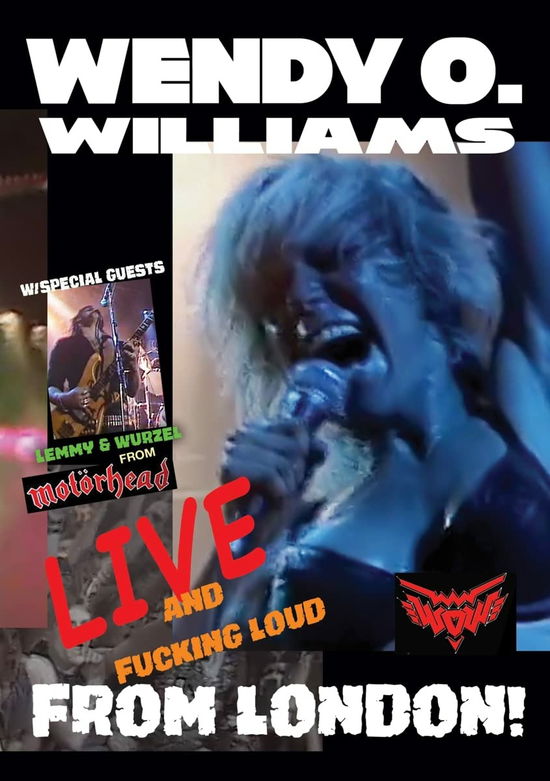 Cover for Wendy O. Williams · Wow: Live And Fucking Loud From London! (DVD) (2022)