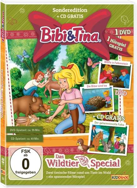 Das Wildtier-special (Dvd:wölfe in Falkenstein / Die - Bibi & Tina - Muziek - Kiddinx - 4001504126209 - 8 februari 2019