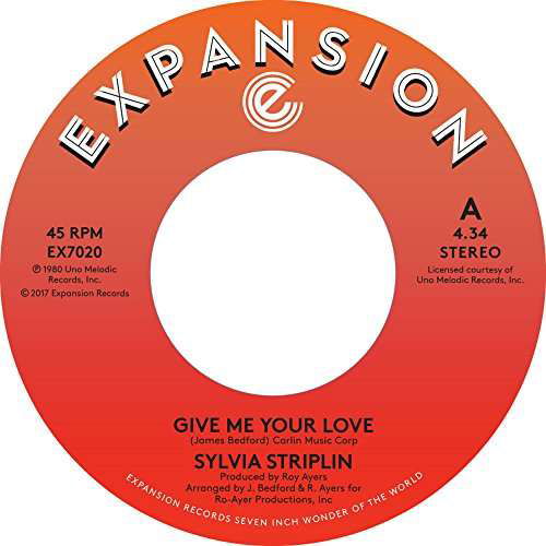 Give Me Your Love / You Can't Turn Me Away - Sylvia Striplin - Musik - EXPANSION - 5019421287209 - 24. Februar 2017