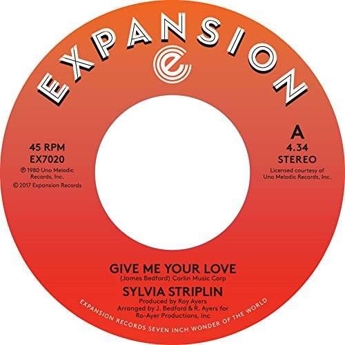 Cover for Sylvia Striplin · Give Me Your Love / You Can't Turn Me Away (7&quot;) (2017)