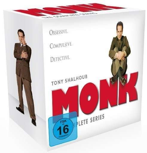 Cover for Tony Shalhoub,bitty Schram,traylor Howard · Monk-die Komplette Serie (Staffel 1-8) (DVD) (2013)