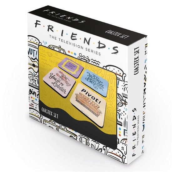 Friends: Quotes -4 Coaster Set- (Set 4 Sottobicchieri) - Friends - Merchandise - FRIENDS - 5051265854209 - 1. august 2019