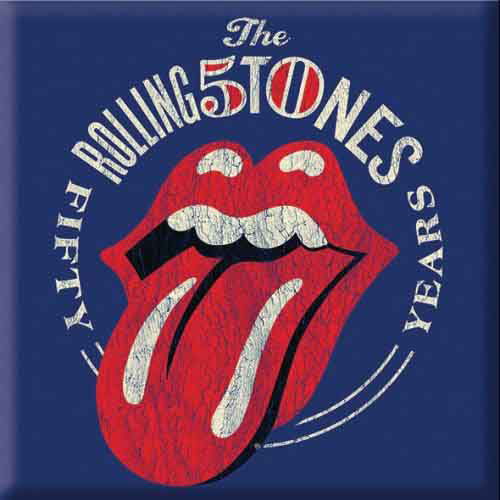 The Rolling Stones Fridge Magnet: 50th Anniversary Vintage - The Rolling Stones - Koopwaar - Bravado - 5055295352209 - 17 oktober 2014