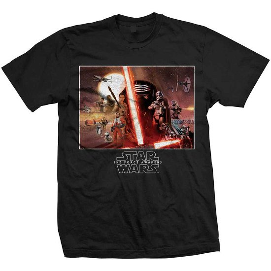Cover for Star Wars · Star Wars Unisex T-Shirt: Episode VII Collection (CLOTHES) [size S] [Black - Unisex edition]