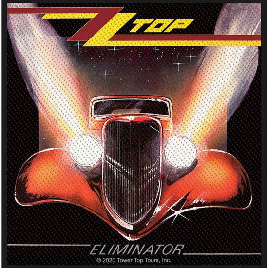 ZZ Top Standard Woven Patch: Eliminator - ZZ Top - Koopwaar -  - 5056365708209 - 