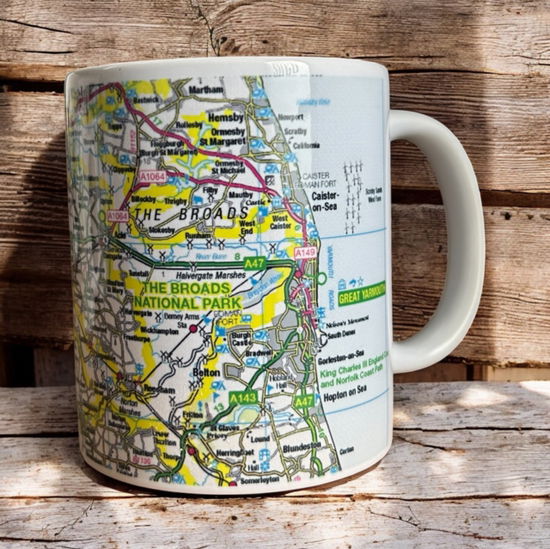 Cover for OS Map Ceramic Mug - The Broads (MERCH) (2025)