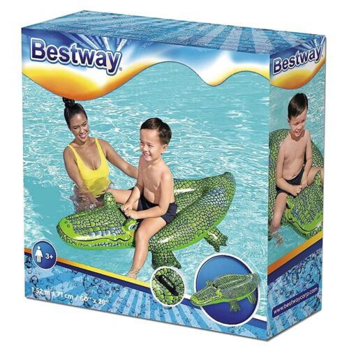 Cover for Bestway · Bestway Schwimmtier Krokodil Fotoprint 152x71cm Gr?n 41477 (Spielzeug)