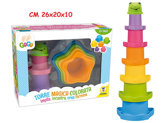 Theorem: Early Childhood Gogo - Colored Magic Tower 7 Pcs - Teorema - Merchandise - Teorema-Liberaonline - 8017967654209 - 