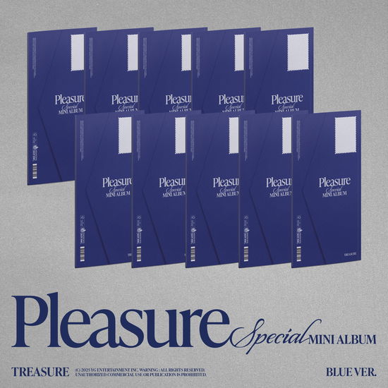 TREASURE · Pleasure (CD/Merch) [Blue edition] (2025)