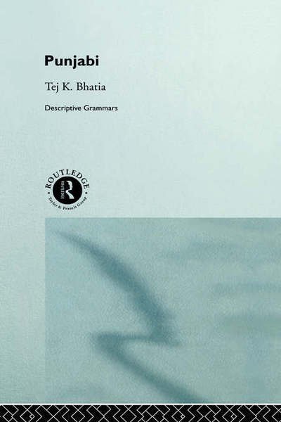 Cover for Tej Bhatia · Punjabi - Descriptive Grammars (Hardcover Book) (1993)