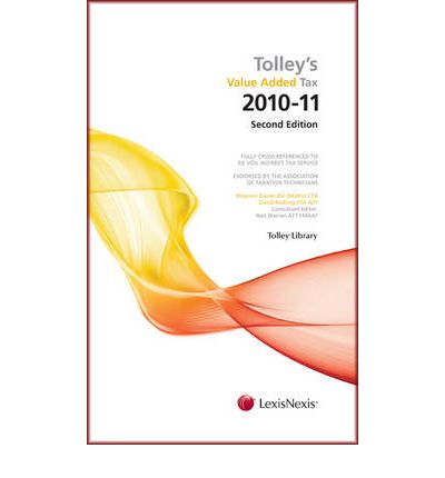 Tolley's Value Added Tax - Rhianon Davies - Książki - LexisNexis UK - 9780754539209 - 22 września 2010