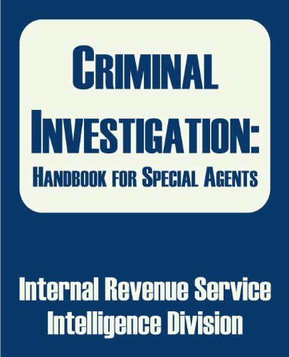 Cover for Internal Revenue Service · Criminal Investigation: Handbook for Special Agents (Pocketbok) (2003)