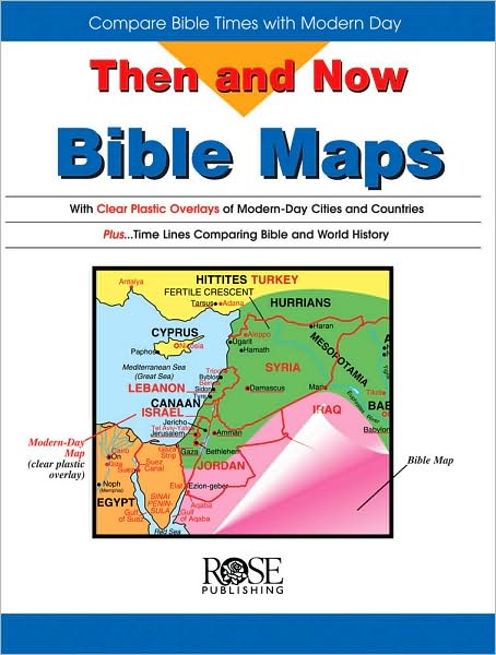 Cover for Rose Publishing · Then and Now Bible Maps: Compare Bible Times with Modern Day (Spiral Book) (2004)