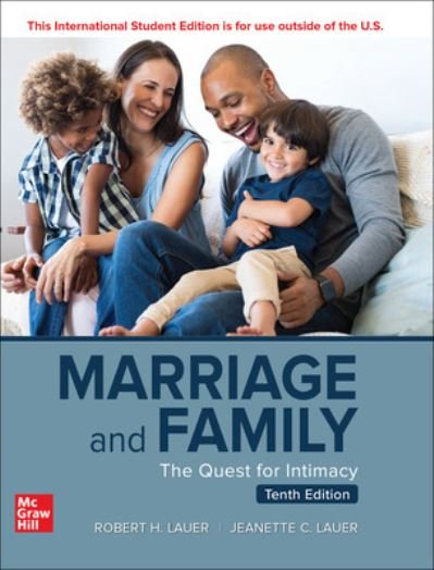 Cover for Robert Lauer · Marriage and Family: The Quest for Intimacy ISE (Paperback Book) (2022)