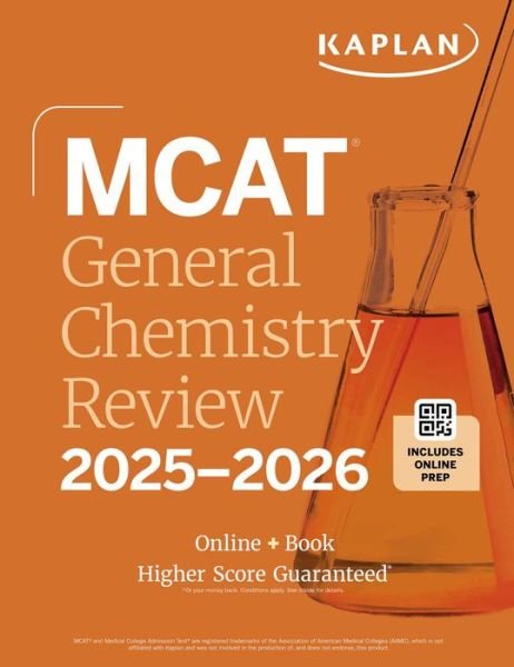 Cover for Kaplan Test Prep · MCAT General Chemistry Review 2025-2026: Online + Book - Kaplan Test Prep (Pocketbok) (2024)