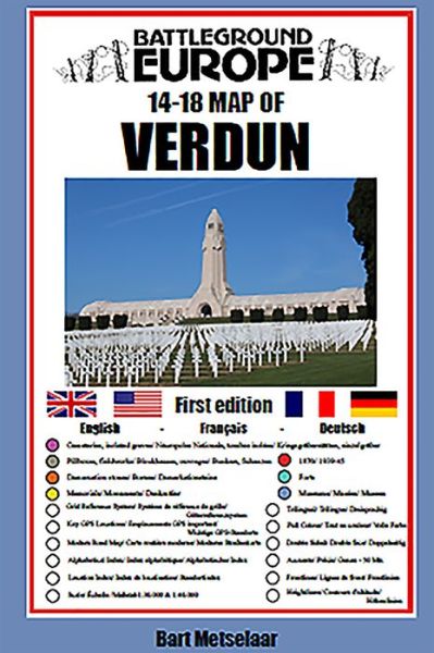 Cover for Bart Metselaar · Verdun (Map) - Battleground Europe Maps (Paperback Book) (2020)