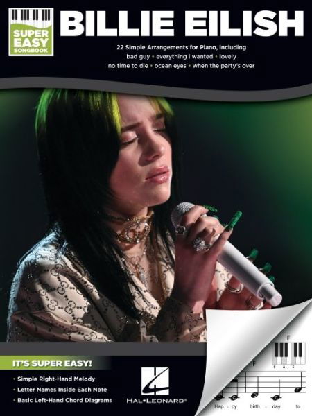 Cover for Billie Eilish - Super Easy Songbook (Book) (2020)