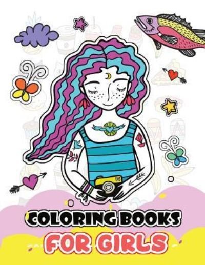 Cover for V Art · Coloring Books for Girls (Paperback Book) (2017)
