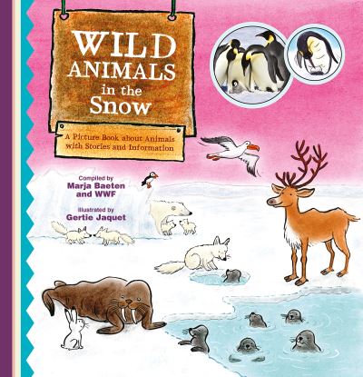 Cover for Marja Baeten · Wild Animals in the Snow. A Picture Book about Animals with Stories and Information - Wild Animals (Hardcover Book) (2021)