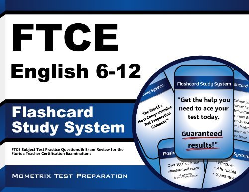 Cover for Ftce Exam Secrets Test Prep Team · Ftce English 6-12 Flashcard Study System: Ftce Test Practice Questions &amp; Exam Review for the Florida Teacher Certification Examinations (Cards) (Taschenbuch) [Flc Crds edition] (2023)