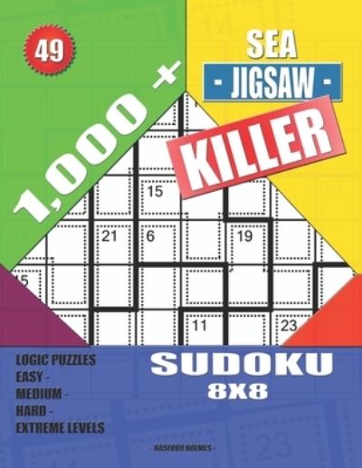 Cover for Basford Holmes · 1,000 + Sea jigsaw killer sudoku 8x8 (Paperback Book) (2019)