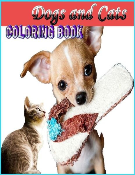 Cover for Mnoten Publishing · Dogs and Cats Coloring Book (Pocketbok) (2018)