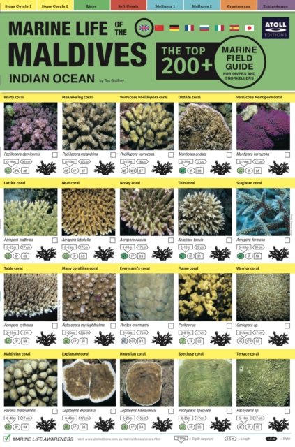 Tim Godfrey · Maldives Marine Life Field Guide: "Top 200+" (Map) (2015)