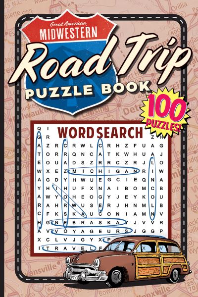 Cover for Applewood Books · Great American Midwestern Road Trip Puzzle Book (Paperback Book) (2020)