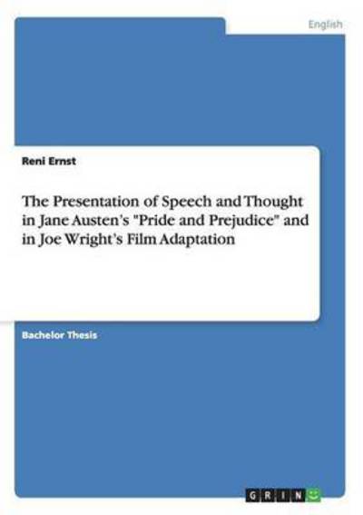 Cover for Ernst · The Presentation of Speech and Th (Book) (2013)