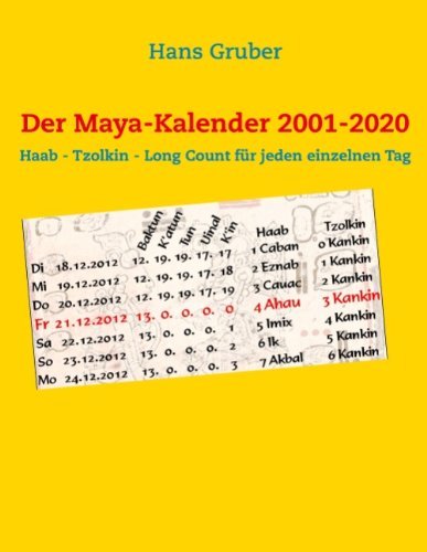 Der Maya-Kalender 2001-2020 - Gruber - Bøger - Books On Demand - 9783844811209 - 15. december 2011