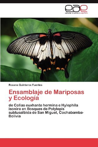 Cover for Roxana Quinteros Fuentes · Ensamblaje De Mariposas Y Ecología: De Colias Euxhante Hermina E Hylephila Isonira en Bosques De Polylepis Subtusalbida De San Miguel, Cochabamba-bolivia (Paperback Book) [Spanish edition] (2012)