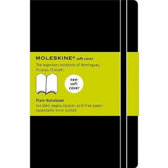 Cover for Moleskine · Moleskine Soft Large Plain Notebook Black - Moleskine Classic (Skrivemateriell) [Imitation] (2007)