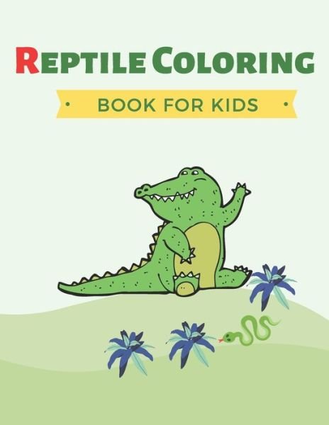 Cover for Pm Prem · Reptile Coloring Book for Kids (Pocketbok) (2020)