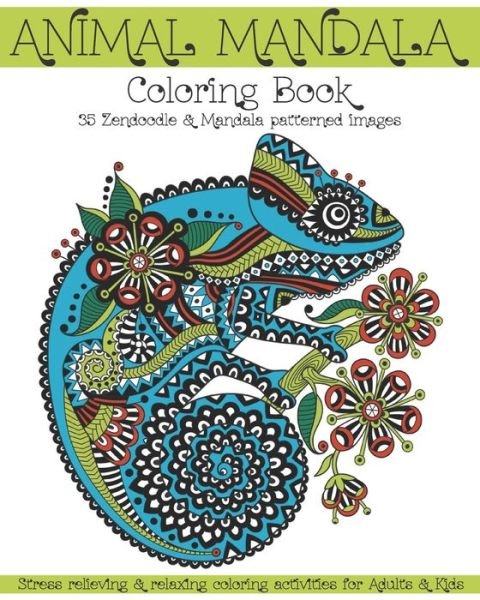 J and I Books · Animal Mandala Coloring Book (Paperback Book) (2020)