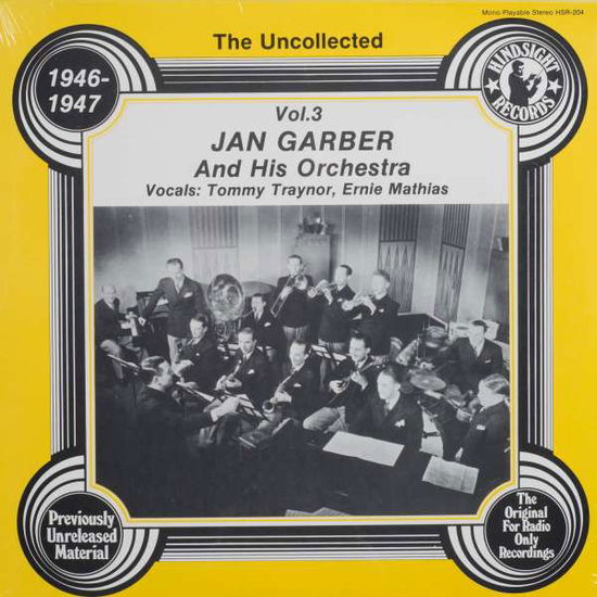 Cover for Garber,jan &amp; Orchestra · Uncollected 3 (LP) (2015)