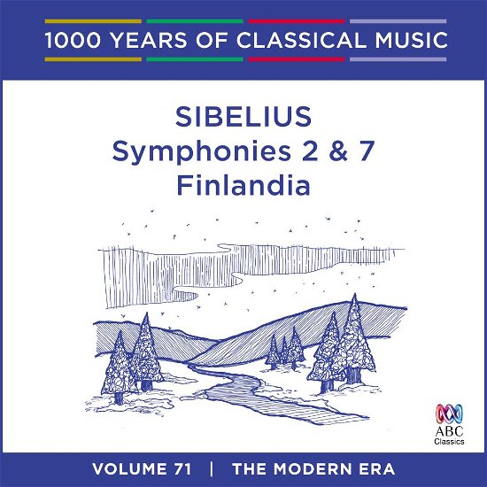 Cover for Sibelius · Sibelius - Symphonies 2 &amp; 7. Finlandia: 1000 Years Of Vol. 71 (CD) (2016)