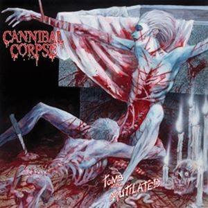 Cover for Cannibal Corpse · Tomb of the Mutilated (LP) [Red Swirl edition] (2021)