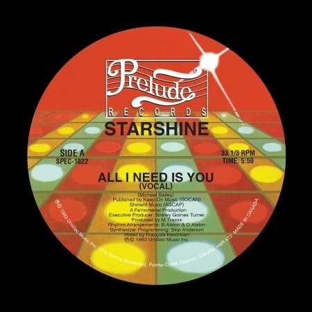 Cover for Starshine · All I Need Is You (LP) (2020)