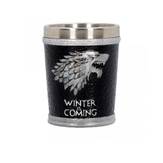 Cover for Game of Thrones · Winter Is Coming  7cm - Shot Glass (MERCH) [Black edition] (2019)