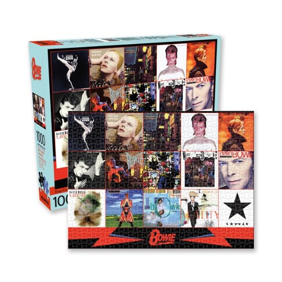 David Bowie Albums 1000 Piece Jigsaw Puzzle - David Bowie - Brettspill - AQUARIUS - 0840391127210 - 25. februar 2021