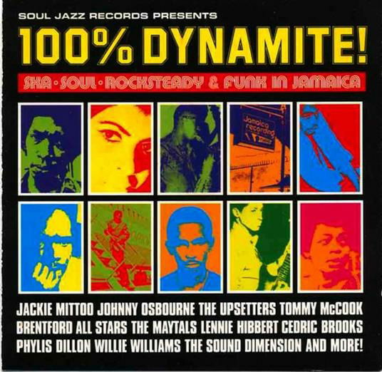 Cover for Various Artists · 100% Dynamite (RSD 2022) [yellow Vinyl] (LP) (2022)