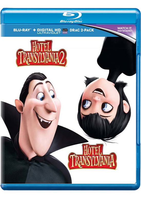 Cover for Hotel Transylvania: 2 Film Col · Hotel Transylvania 1 &amp; 2 (Blu-Ray) (2016)