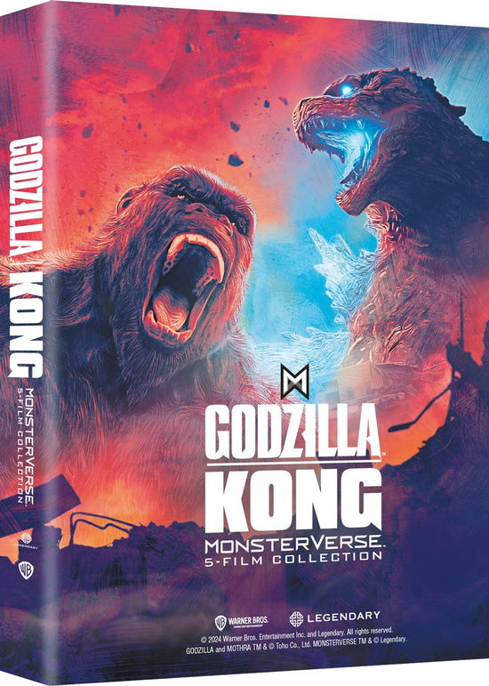 Cover for Monsterverse · Monsterverse 5-Film Di King Kong Collec. (4K+Br) (Box 6) (4K+Br) (4K Ultra HD/BD) (2024)